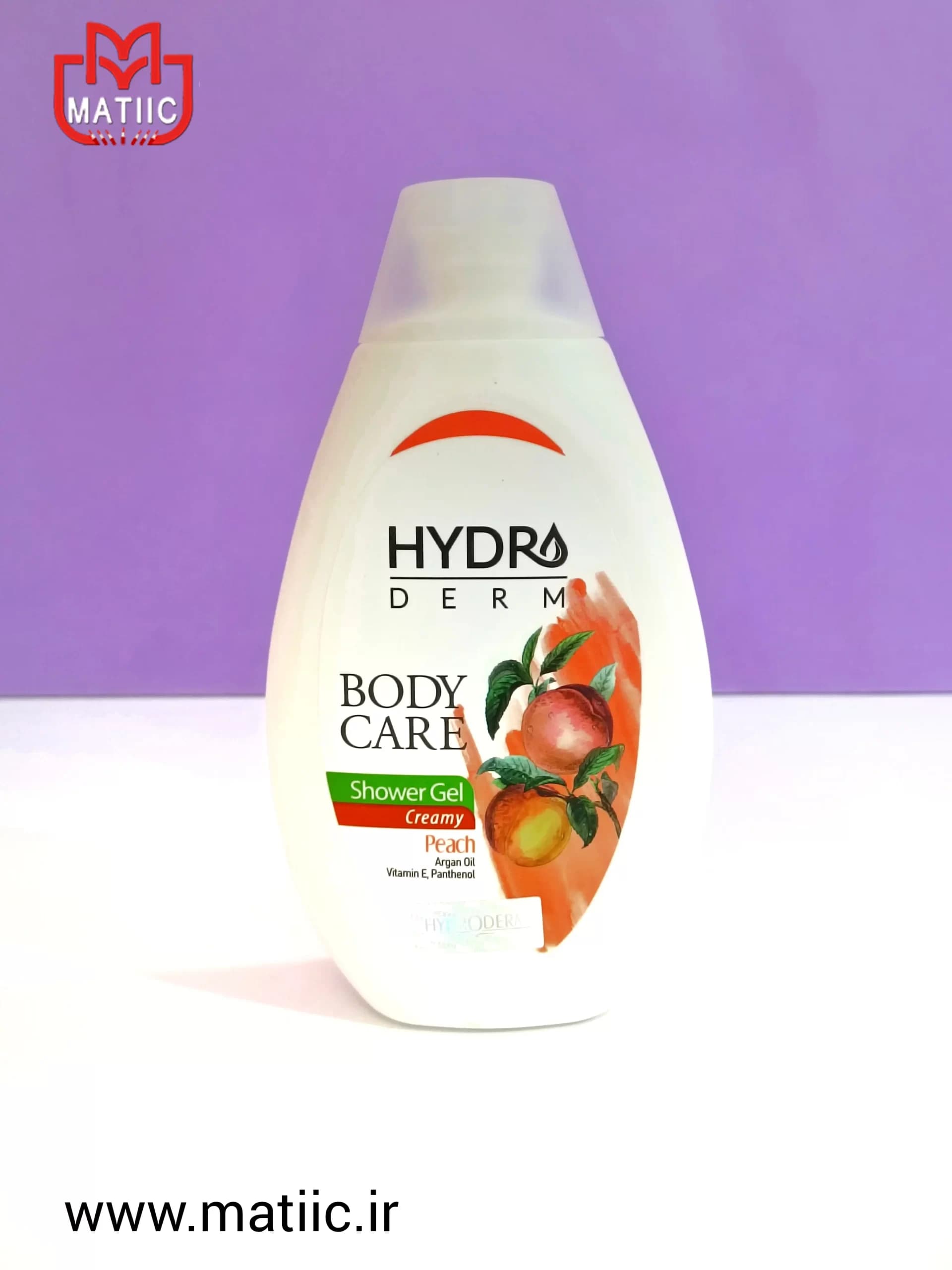 شامپو بدن کرمی هیدرودرم مدل هلو حجم 500ml