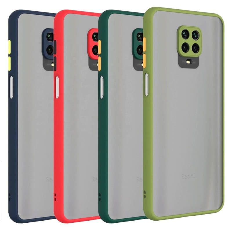 قاب گوشی شیائومی REDMI NOTE 9 PRO مدل پشت مات محافظ لنز دار