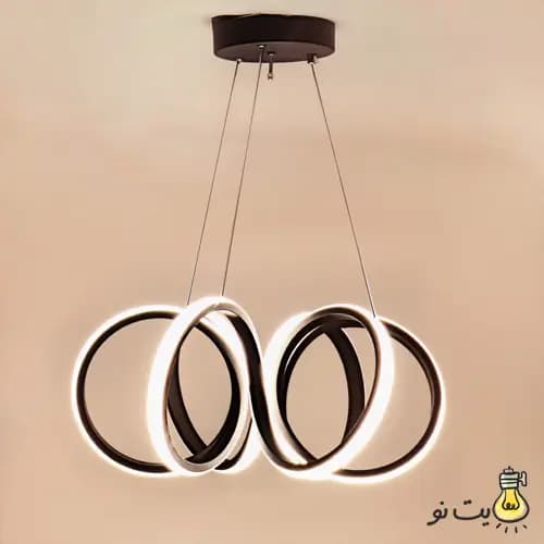 لوستر آویز مدرن SMD طرح گل