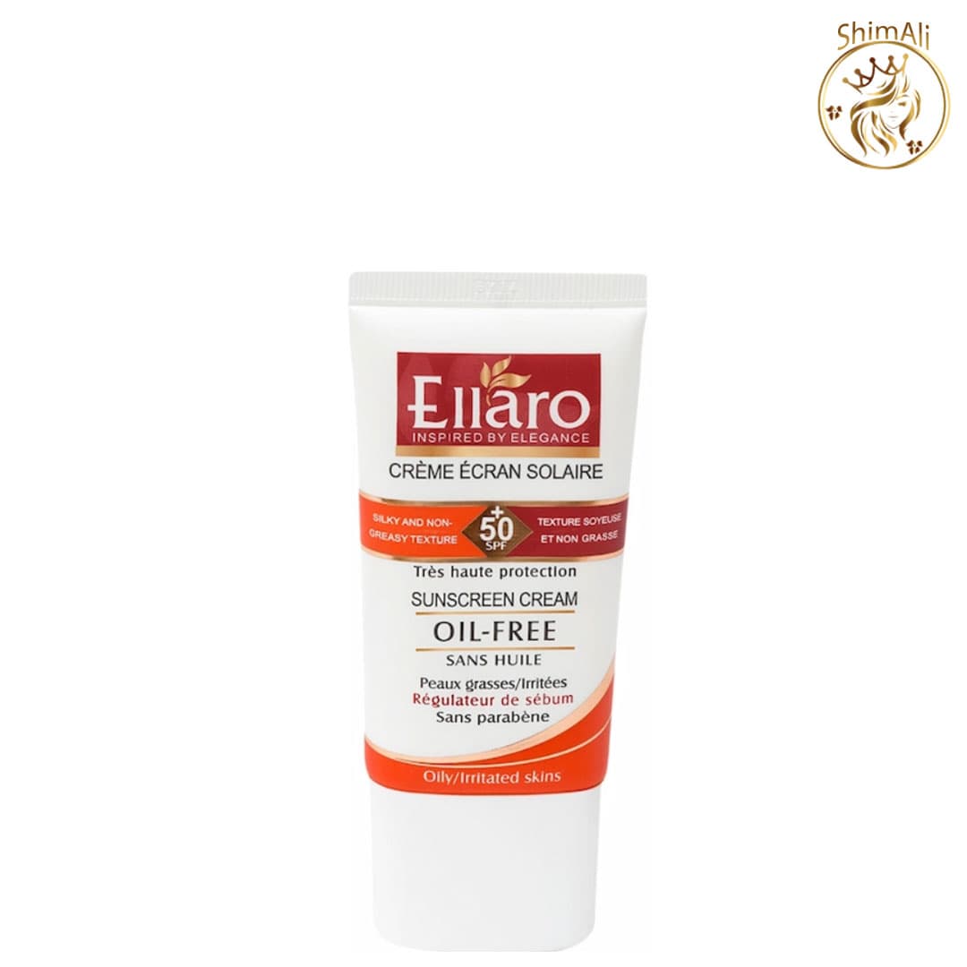 کرم ضد آفتاب الارو SPF50 مناسب پوست چرب بدون رنگ