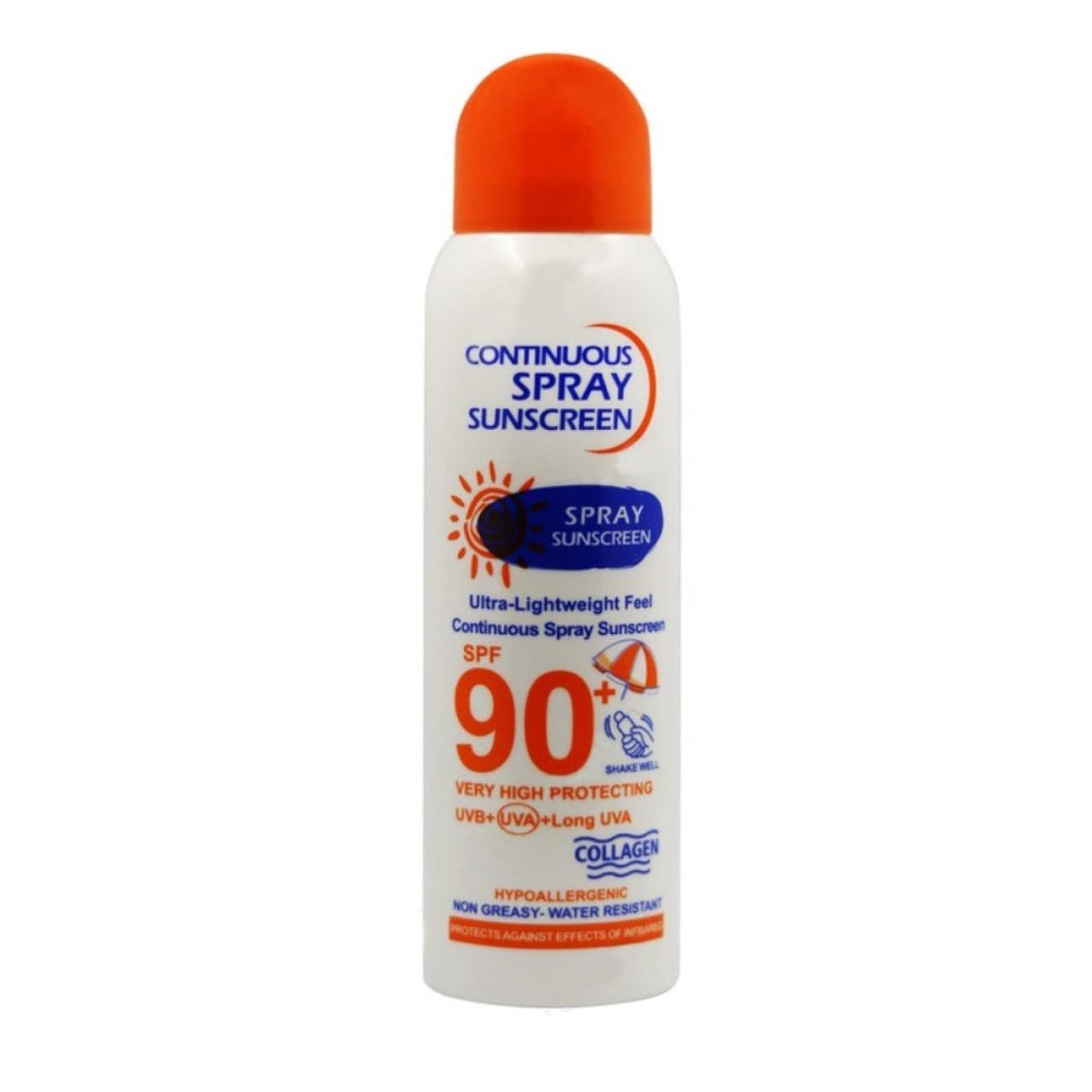 اسپری ضد آفتاب بدون رنگ وکالی مدل SPF90
