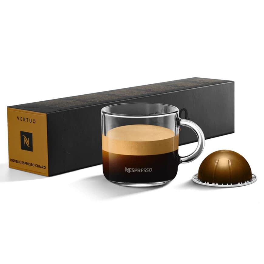 کپسول قهوه نسپرسو ورتو دابل اسپرسو کیارو | Nespresso vertuo double espresso chiaro