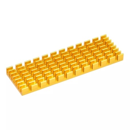 هیت سینک آلومینیومی طلایی 70x22x6mm