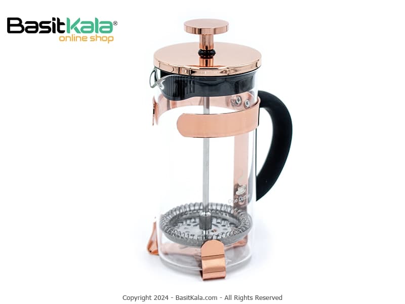 فرنچ پرس مدل BV101 رزگلد 350 میلیلیتری وان کافی