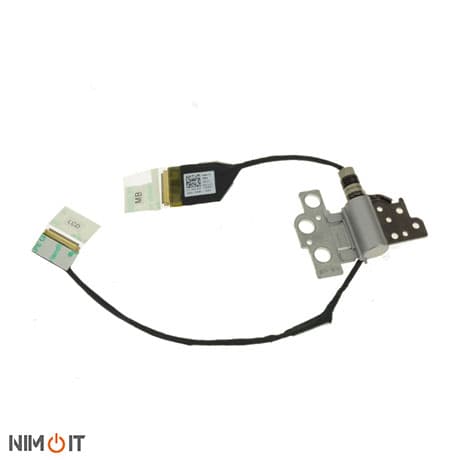 فلت تصویر همرا با لولا لپ تاپ Dell Inspiron 14 7437 14-7437 Ribbon LCD Video Cable with Left and right Hinge for Touchscreen
