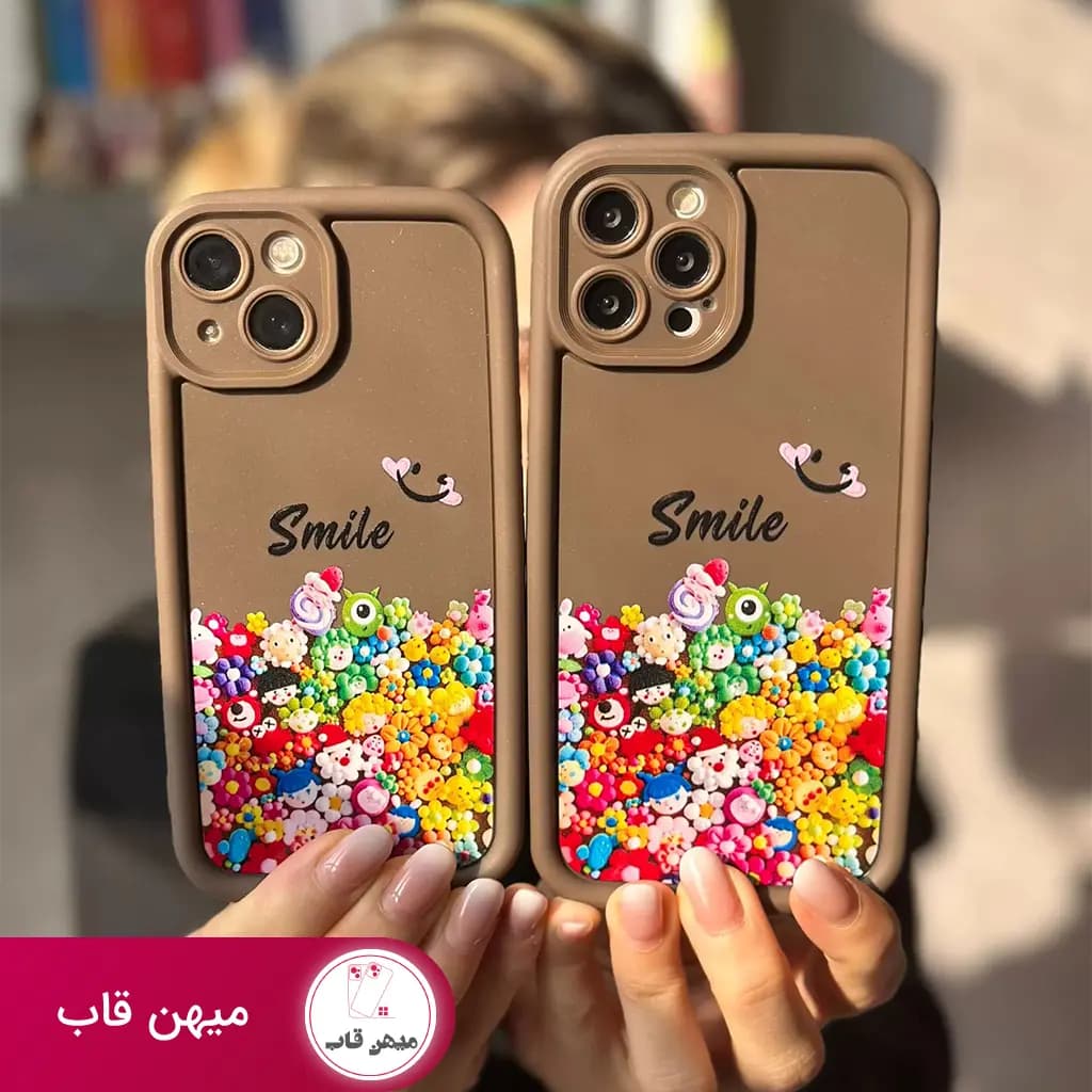 قاب گوشی آیفون سولید smile عروسکی - کد (۳۸۳۲۷)