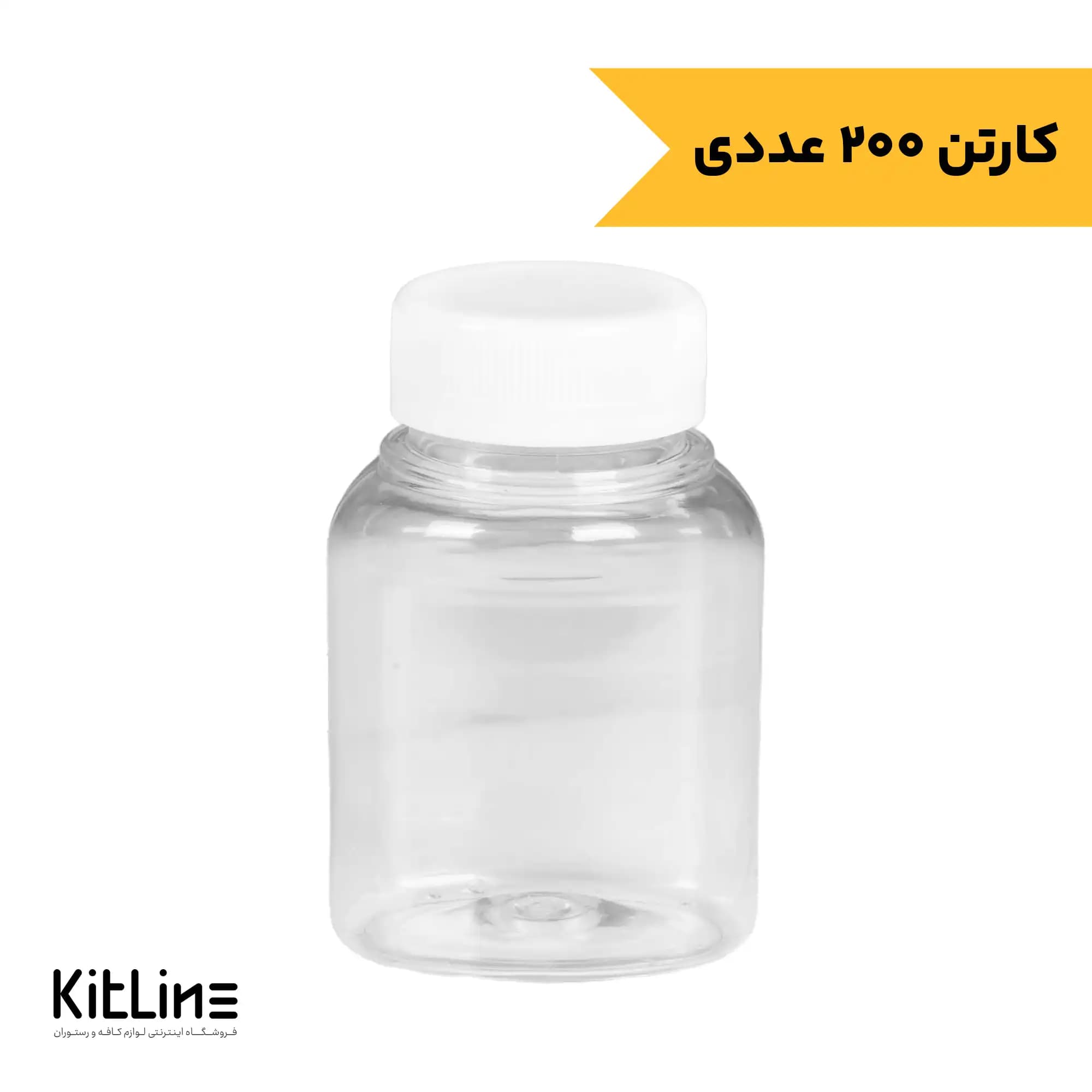 بطری سس یکبار مصرف پت ۱۰۰ میلی لیتری طرح نوتلا (کارتن ۲۰۰ عددی)