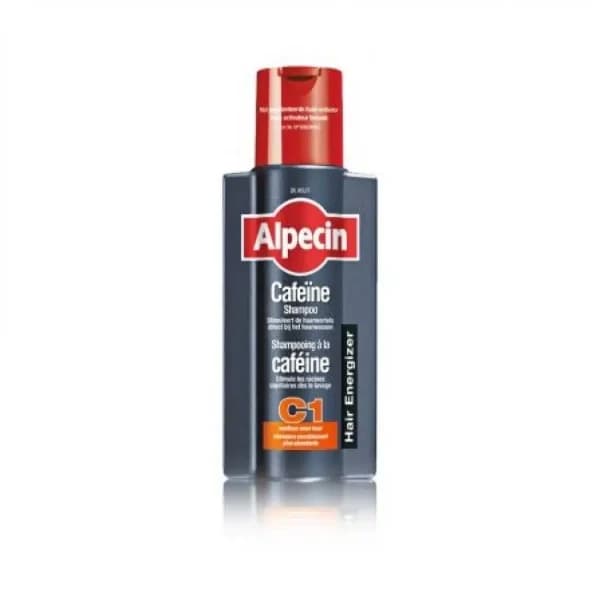 شامپو تقویت کننده و ضد ریزش مو آلپسین مدل Caffeine C1 حجم 250 میلی لیتر