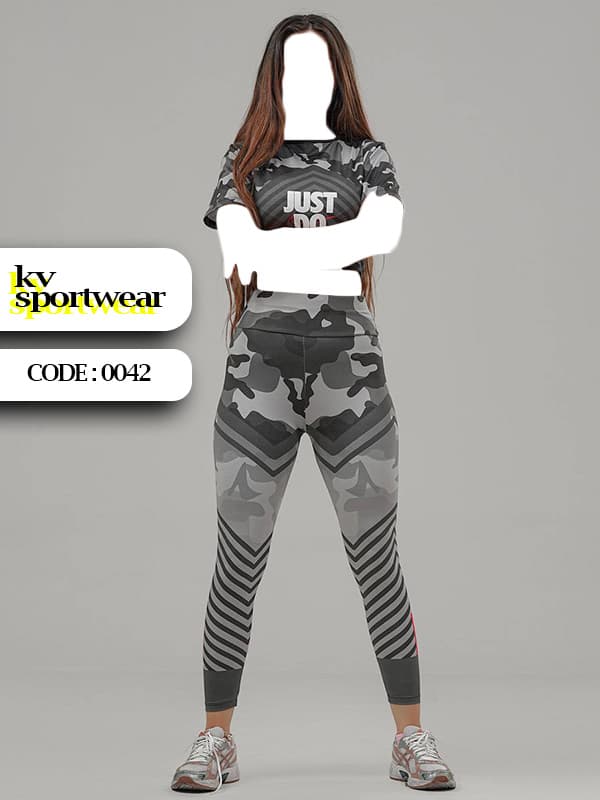 ست کراپ لگ ورزشی زنانه NIKE کد 0010