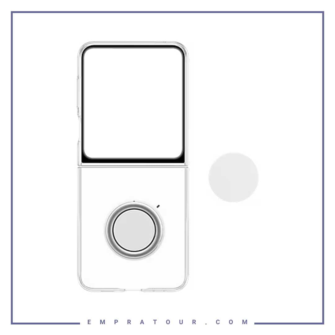 کاور شفاف سامسونگ Samsung Z Flip5 Clear Gadget Case (EF-XF731CTEGWW)