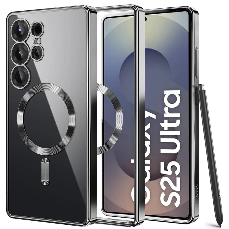 قاب الکتروپلیتینگ MagSafe برای گوشی Samsung Galaxy S25 Ultra