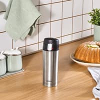 فلاسک دستی استیل کاراجا پلوتون 350 میلی نقره ای