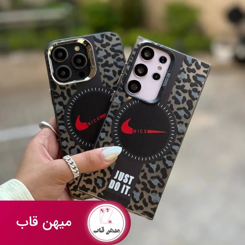 قاب گوشی آیفون و سامسونگ نایکی پلنگی - کد (۵۰۸۱۹)