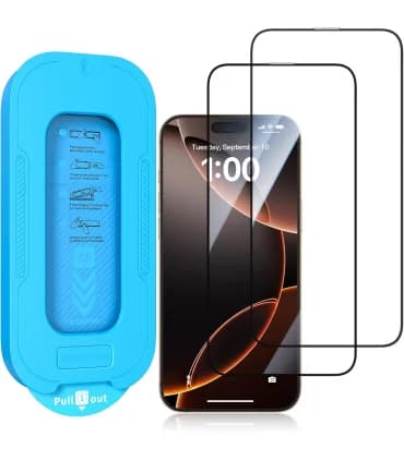 گلس قالب نصب اسان کوزوم ایفون 16 پرومکس KUZOOM PROTECT IP16 PROMAX