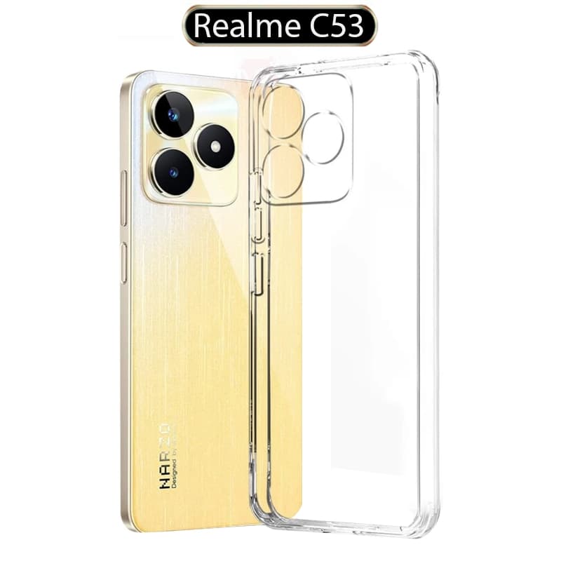 قاب محافظ شفاف Liquid Crystal Cover | Realme C53