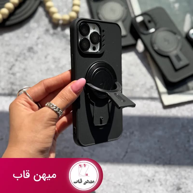 قاب گوشی آیفون بلک مات 360 - کد (۶۹۴۳۷)