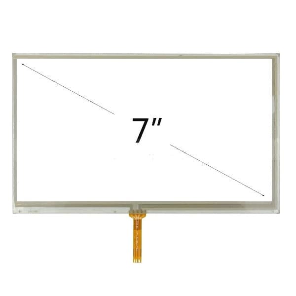 تاچ اسکرین مقاومتی 7 اینچ 4 پین سایز 161x97mm