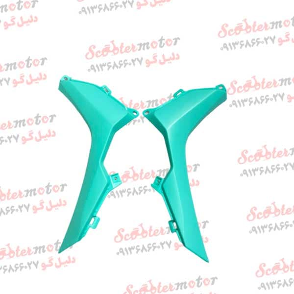 قاب (کاور فلاپ) لچکی بزرگ بغل چراغ خود رنگ فسفری طرح کلیک 150