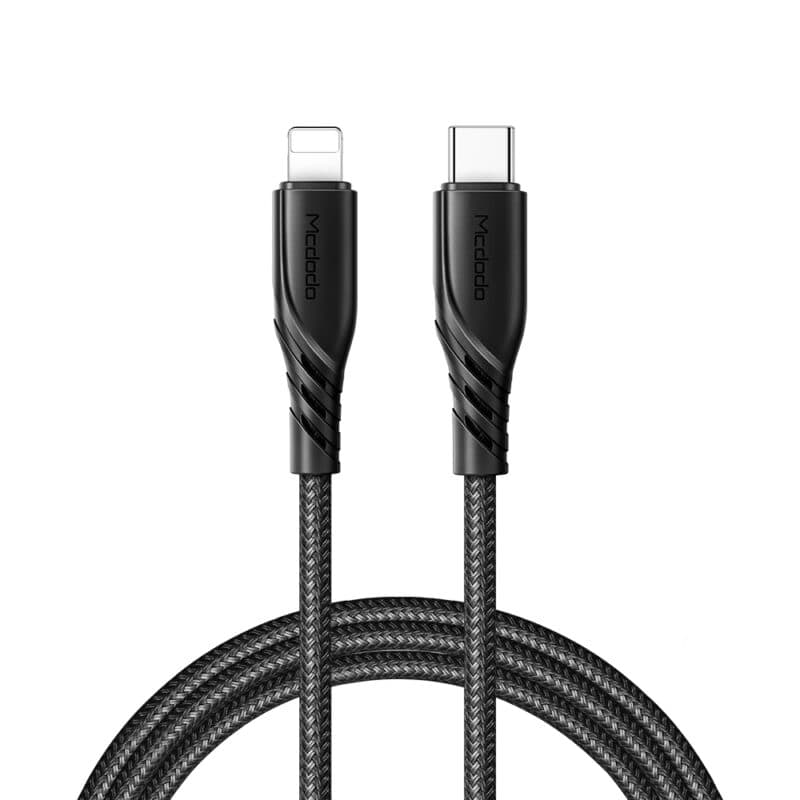 کابل شارژ و انتقال داده تایپ سی به لایتنینگ مک دودو مدل MCDODO CA-8460 طول 120 سانتیمتر