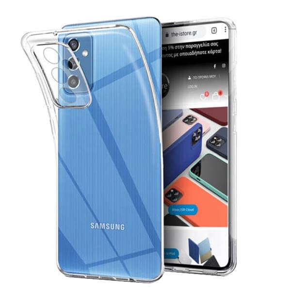 قاب گوشی سامسونگ GALAXY M52 مدل ژله ای شفاف