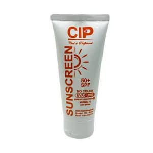 کرم ضدآفتاب بدون رنگ سی آی پی با SPF50، مدل ph محافظ UVA ،UVB، مناسب پوست خشک و معمولی حجم 50 میلیلیتر