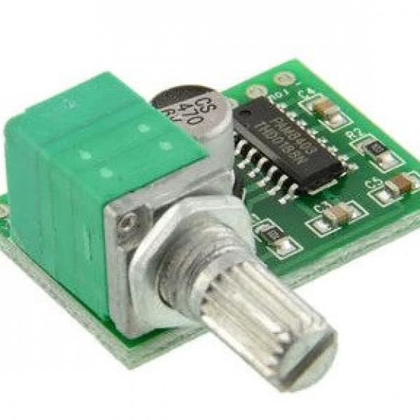 ماژول آمپلی فایر استریو 3 وات همراه با ولوم متغیر PAM8403