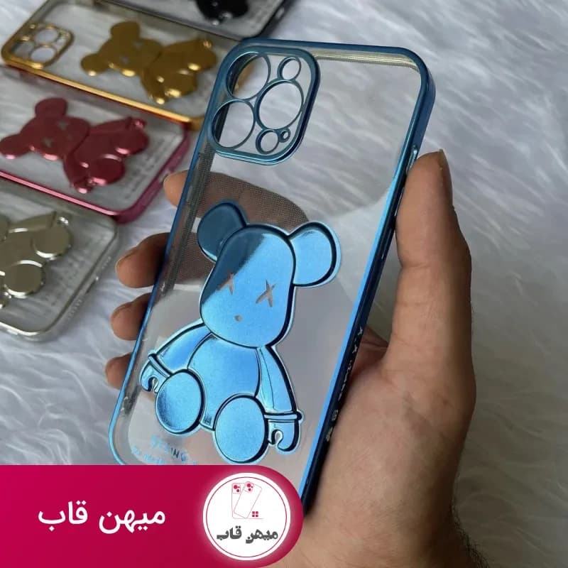 قاب گوشی آیفون خرس الکتروپلیتینگ - کد (۸۸۰۷۲)