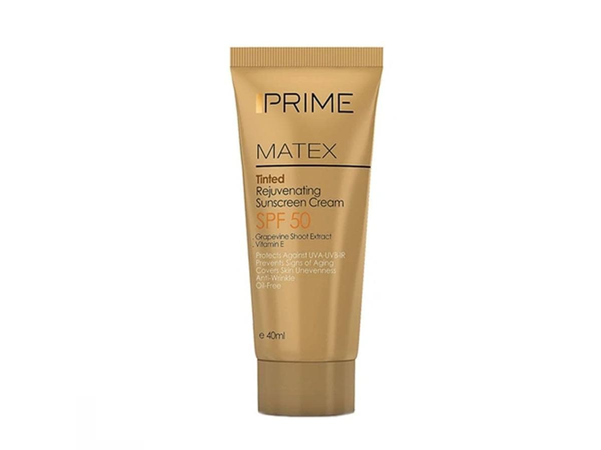 کرم ضدآفتاب رنگی پریم مدل Matex Tinted ANTI-AGING SPF 50