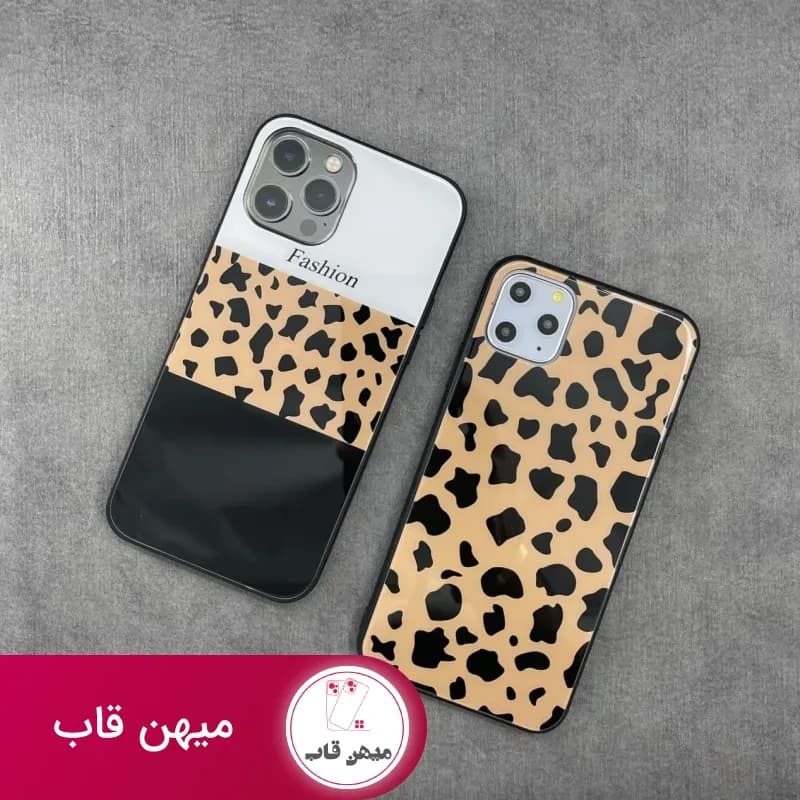 قاب موبایل سامسونگ پلنگی پشت گلس بدون بند - کد (۱۰۰۴۵۲)