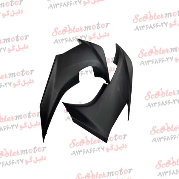 قاب (کاور فلاپ) بغل چراغ مشکی مات طرح آیروکس اتاق جدید(جفتی) نیو فیس
