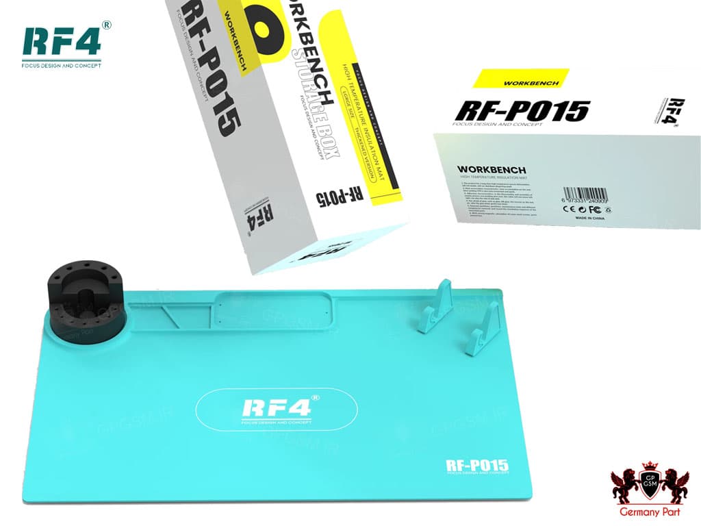پد انتی استاتیک ضد لغزش سیلیکونی P015 اراف ۴ – ANTI STATIC NON SLIP MAGNETIC SILICON REPAIR MAT SOLDERING MATT RF P015 RF4